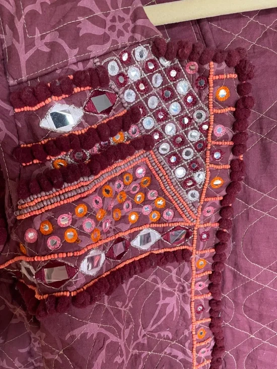 Quilted GUESS Cocktail Coat - Picture 5 of 9